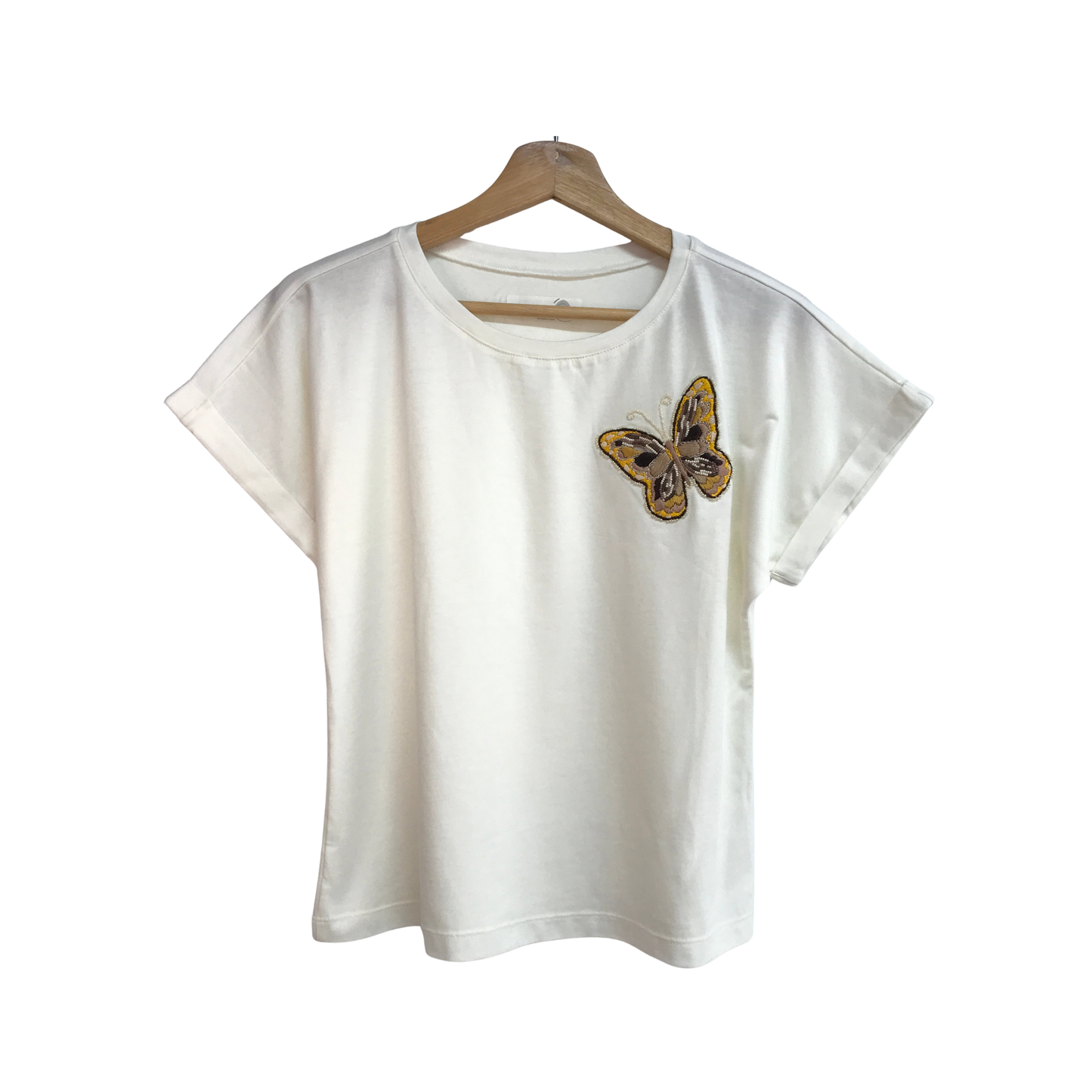 Embroidered T-Shirt Mariposa Reina