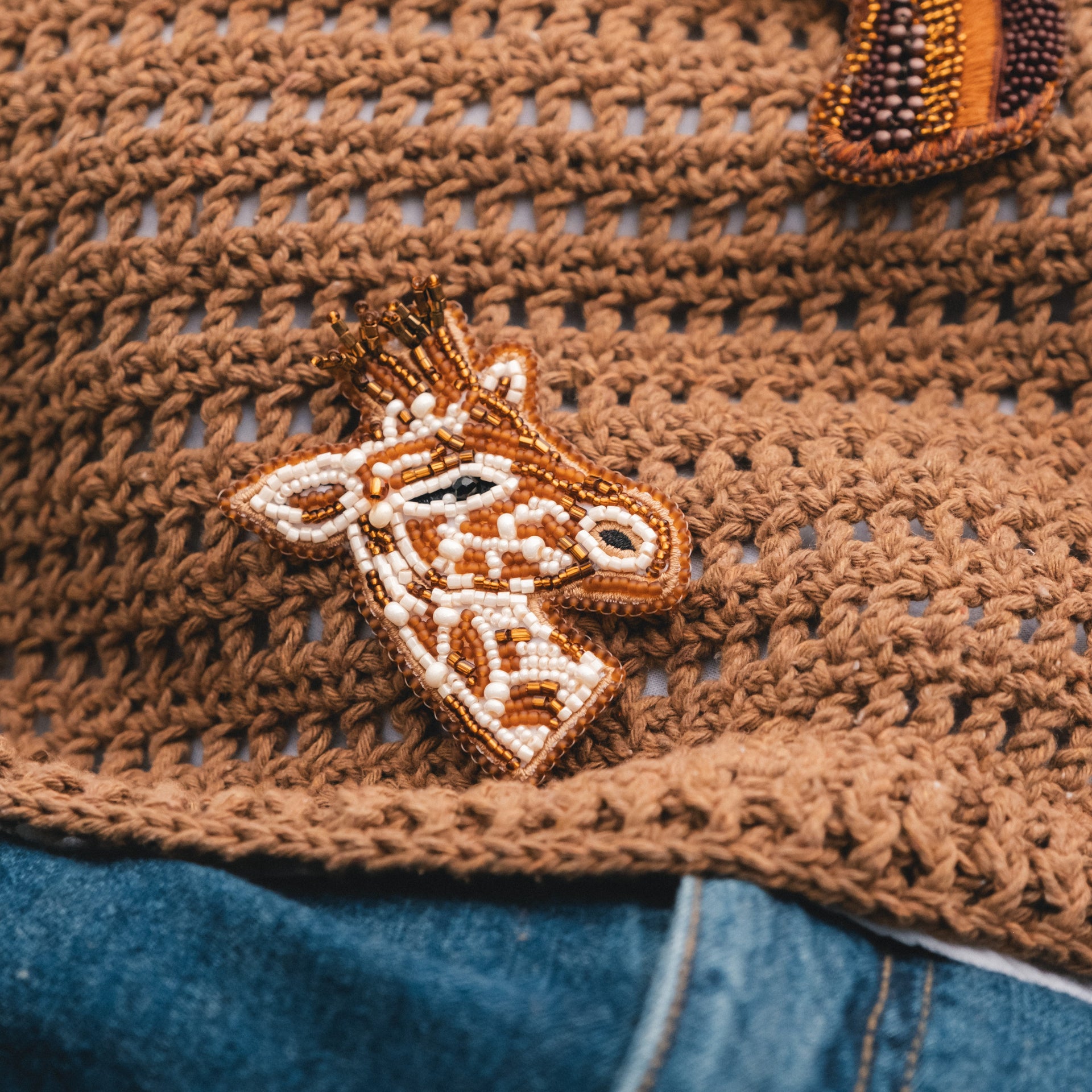 Giraffe Brooch