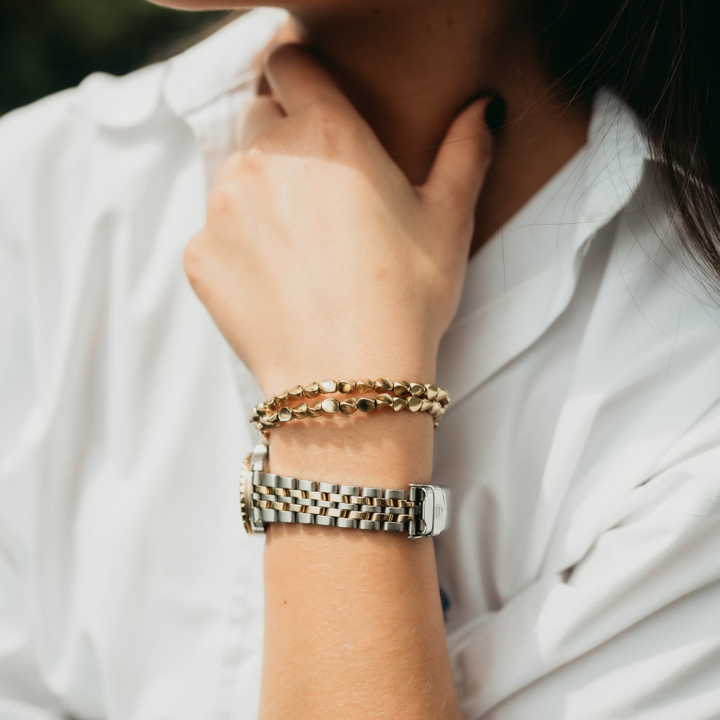 Drops Gold Bracelet