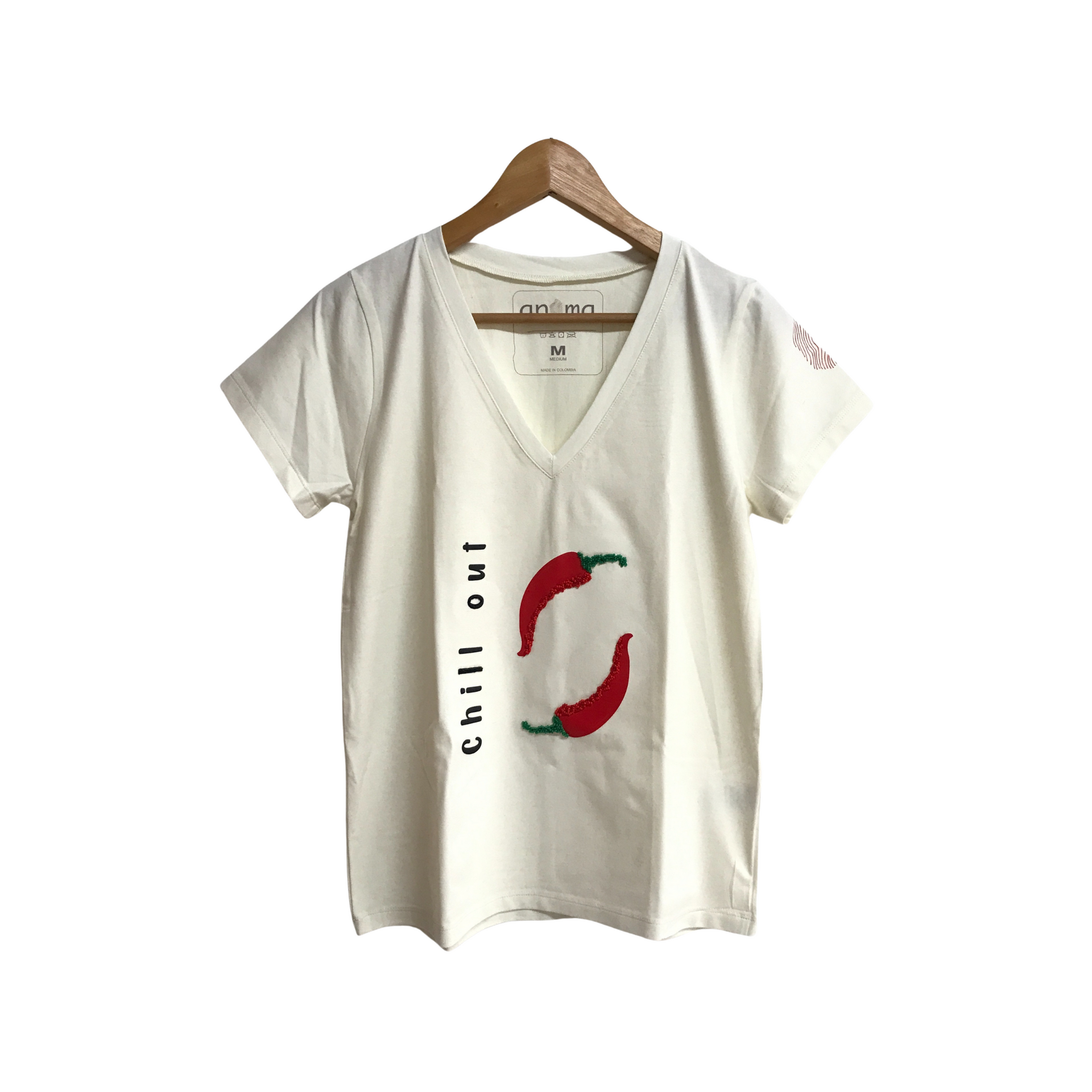 Embroidered T-Shirt Printed