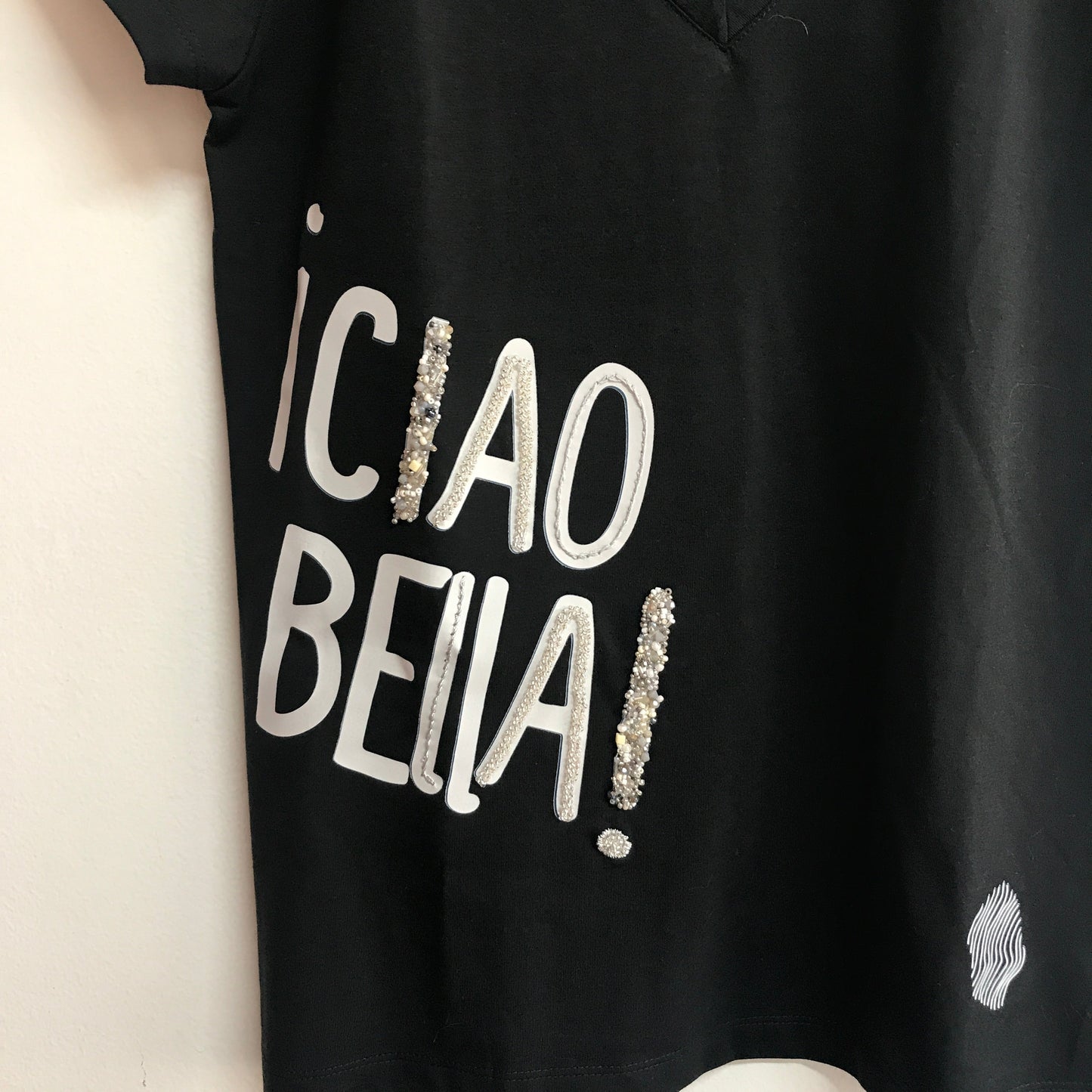 Embroidered T-Shirt Printed