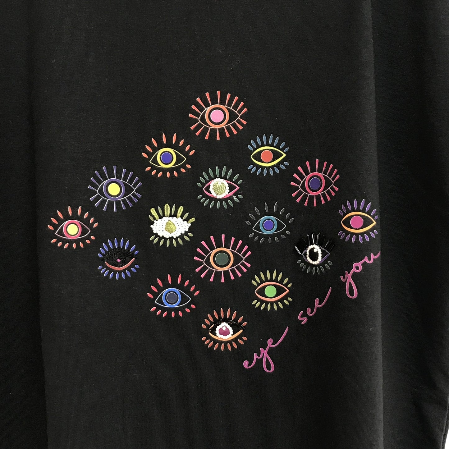 Embroidered T-Shirt Printed