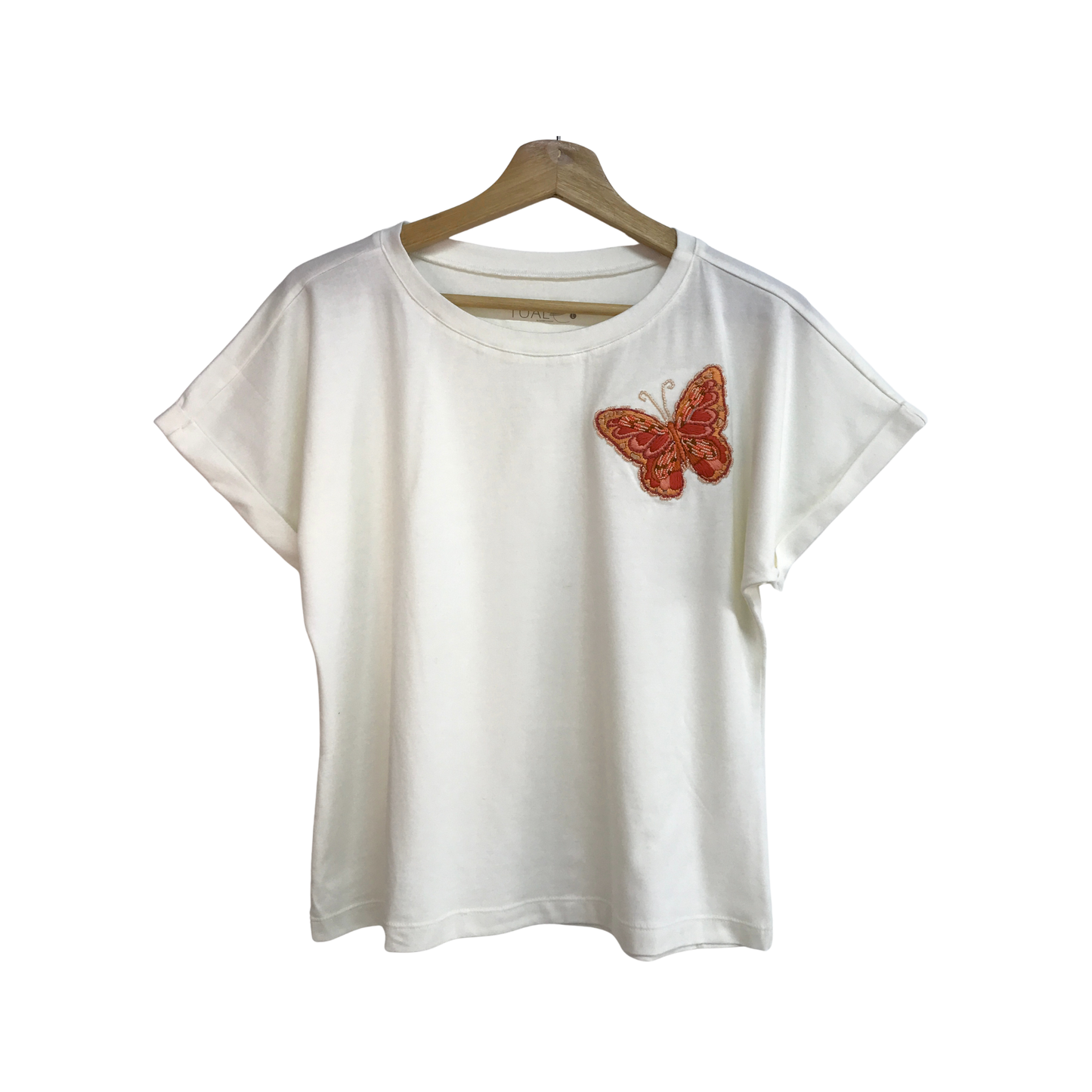 Embroidered T-Shirt Mariposa Reina