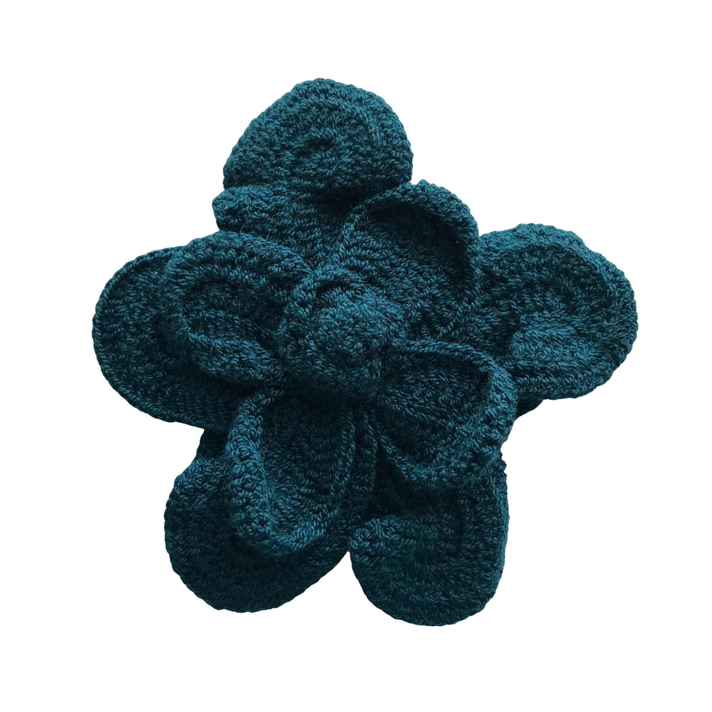 Flower S Crochet Brooch